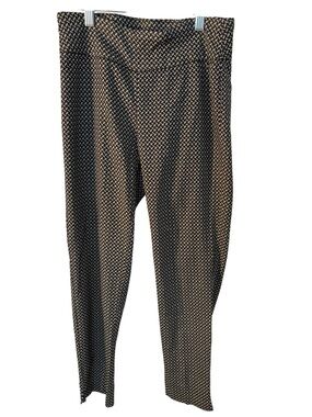 Zac & Rachel Black and Cream Geometric Men's Dress Pants